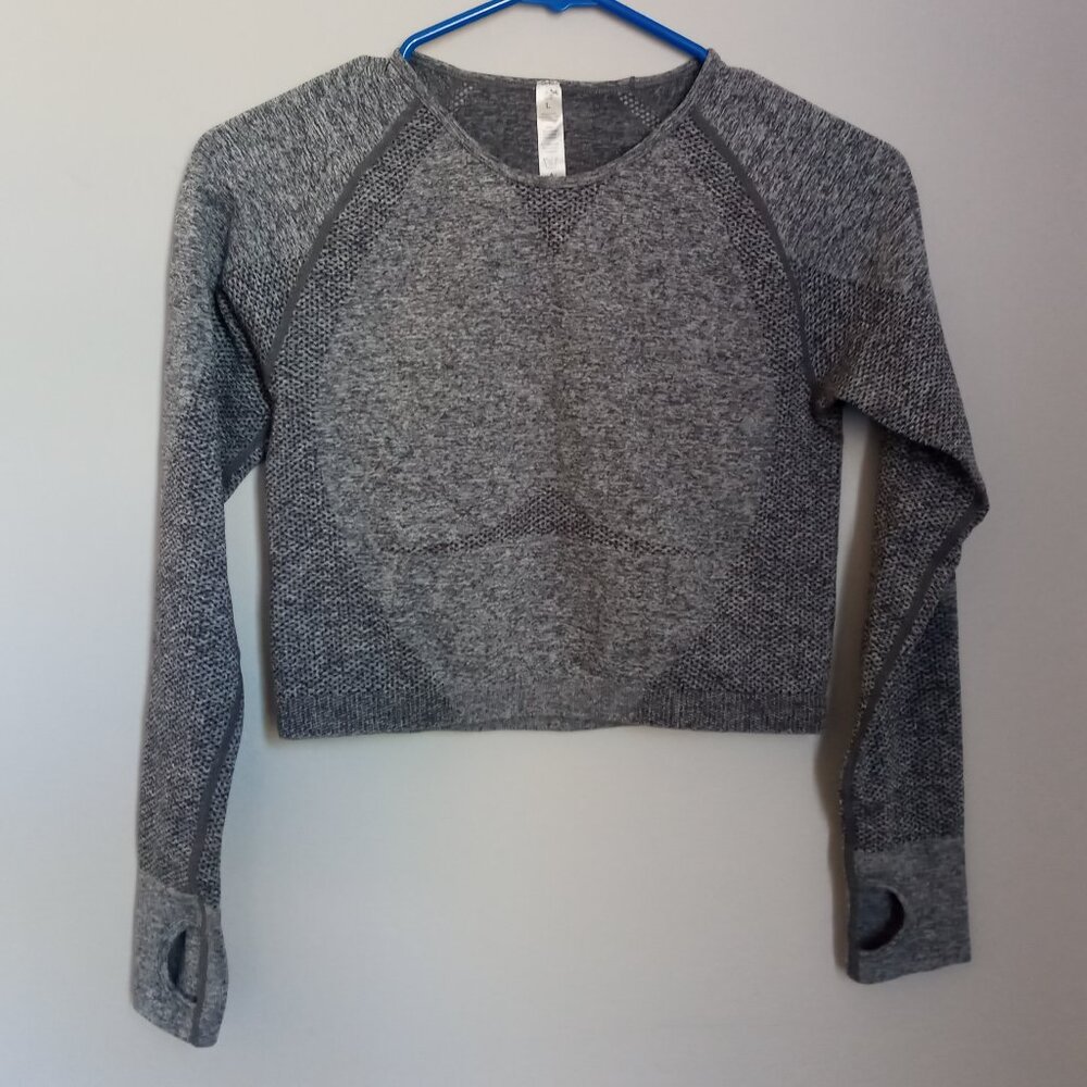 Long sleeve crop top